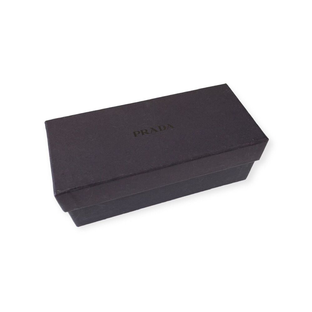 Empty PRADA Box for Sunglasses Gift Authentic Dark Gray Small 6.5" x 3" x 2.5"